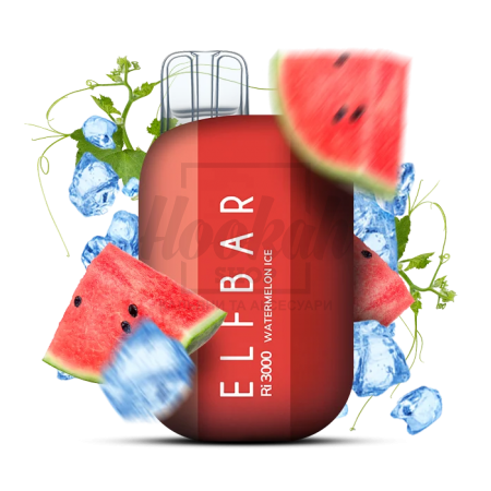 Електронна сигарета Elf Bar RI3000 Watermelon Ice (Кавун Лід)