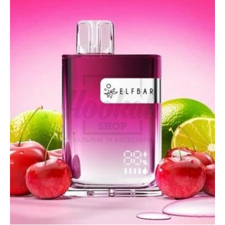 Электронная сигарета Elf Bar CR8000 Cherry Lime (Вишня Лайм)