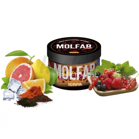 Тютюн Molfar Chill Line Іскра (цитрус ягоди спеції лід) 100 гр