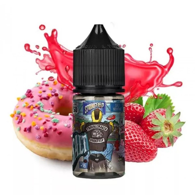 Рідина Troublemaker Springfield (Полуничний Пончик) 30мл 5%