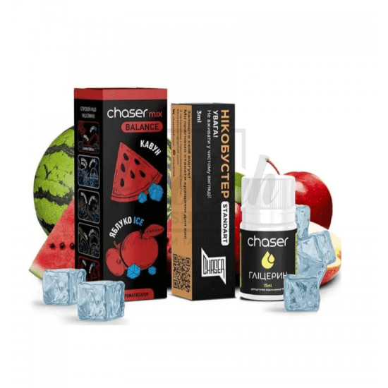 Рідина Набір Chaser Кавун Яблуко Лід 30мл 5%