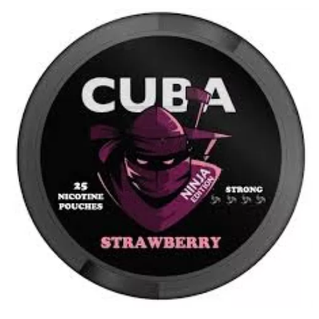 Снюс Cuba Ninja Strawberry 150 mg/g (Клубника)