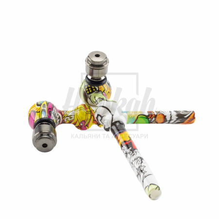 Стеклянная трубка Hemp Print