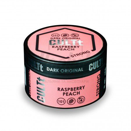 Тютюн CULT Strong DS101 Raspberry Peach (Малина Персик) 100 гр