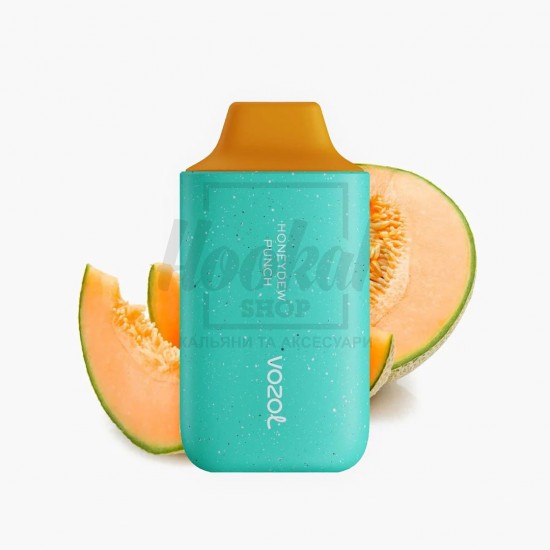 Электронная сигарета Vozol 6000 Honeydew Punch (медовая дыня пунш)