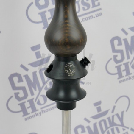 Шахта для кальяна Karma 0.0 Dark brown темно-коричневая + Блюдце