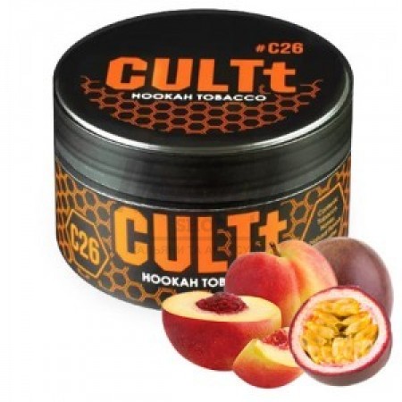 Тютюн CULT C26 Passion Fruit Peach (Маракуйя Персик) 100 г