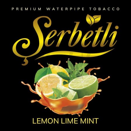 Тютюн Serbetli Lemon Lime Mint (Лимон Лайм М'ята) 100 гр
