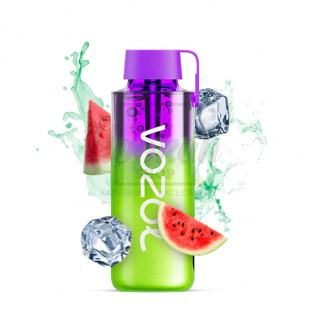 Электронная сигарета Vozol NEON 10 000 Watermelon Ice (Арбуз Лед)