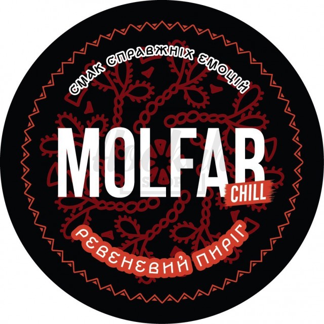 Табак Molfar Chill Line Ревеневий Пиріг (Ревень Зеленое Яблоко Печенье) 100 гр