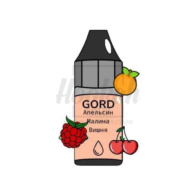 Рідина Gord Raspberry Cherry Orange (Малина Вишня Апельсин) 30мол 5%