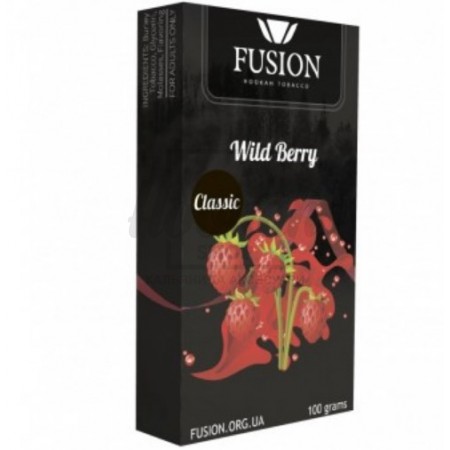 Тютюн Fusion Classic Wildberry (Суниця) 100 гр