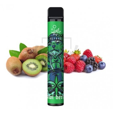 Электронная сигарета Elf Bar 2000 Kiwi Berry (Киви Ягода)