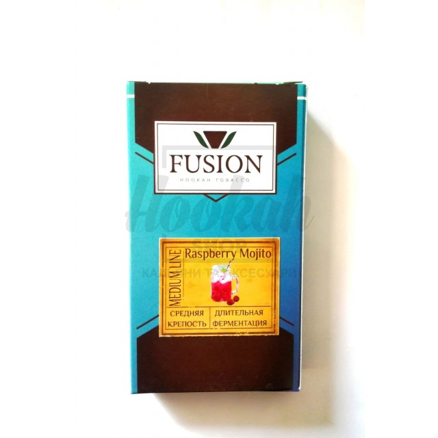 Тютюн Fusion Medium Raspberry Mojito (Малинове Мохіто) 100 гр