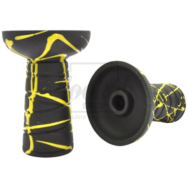 Чаша Gusto Bowls Classic Phunnel Black-Yellow