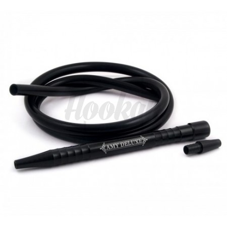 Силиконовый шланг Amy DeLuxe черный в сборе