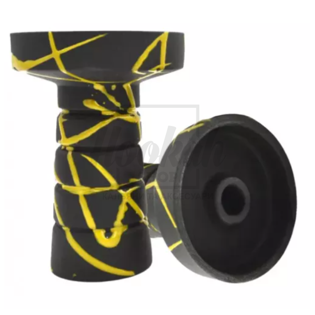 Чаша Gusto Bowls Harmony Black-Yellow