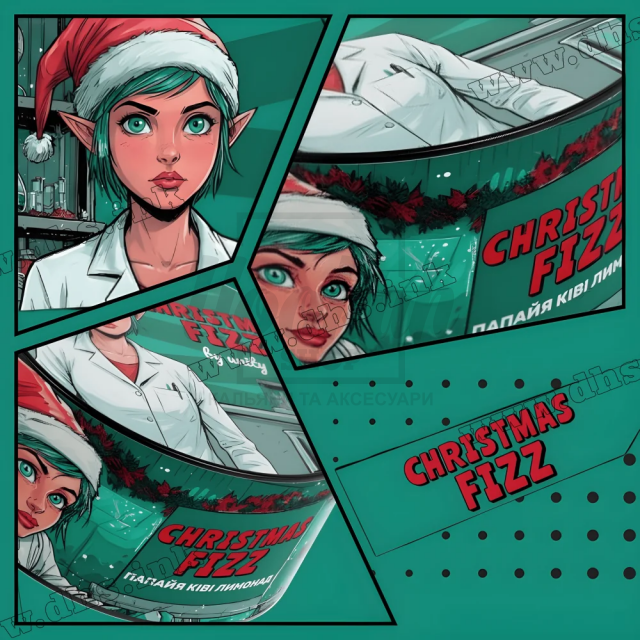 Табак Unity Rainbow Christmas Fizz (Папайя Киви Лимонад) 100 г