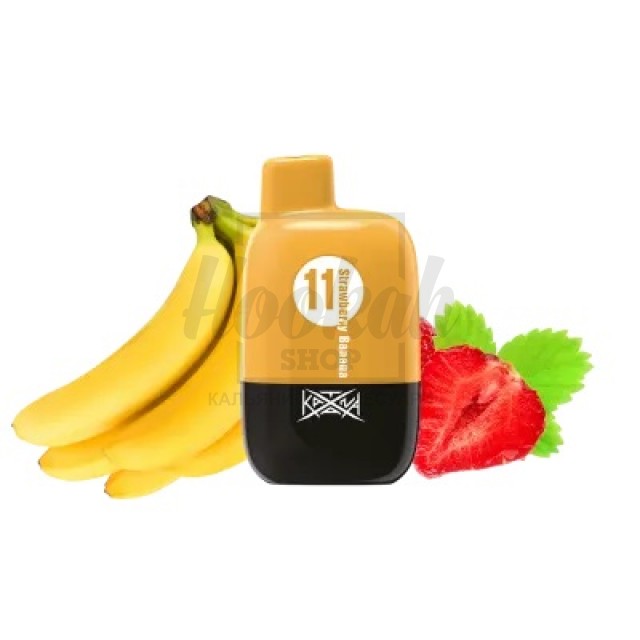 Електронна сигарета Katana 5000 Strawberry Banana (Полуниця Банан)