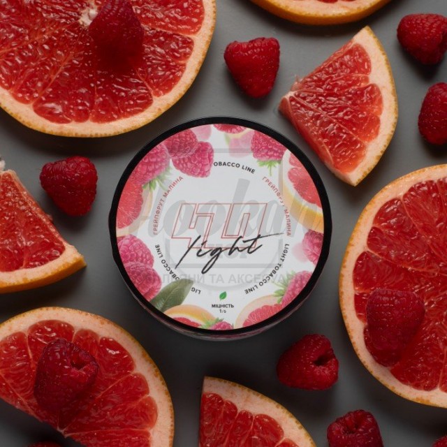 Тютюн 4:20 Light Line Грейпфрут Малина 100 гр