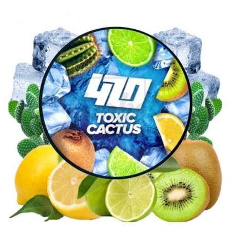 Тютюн 4:20 Frost Line Toxic Cactus (Кактус Лимон Ківі Лайм) 100 гр