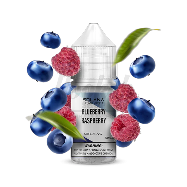 Жидкость SOLANA LIQUID - Blueberry Raspberry (Черника Малина)  30мл 5%