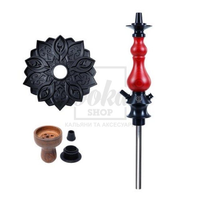 Шахта для кальяна Karma 0.1 RED красная + блюдце