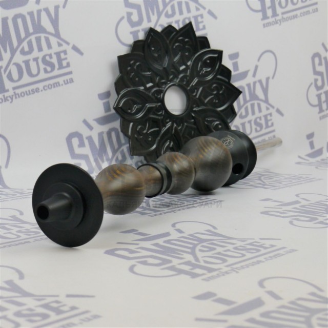 Шахта для кальяна Karma 0.0 Dark Brown темно-коричневая + Блюдце