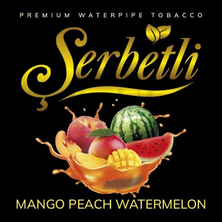 Тютюн Serbetli Mango Peach Watermelon (Манго Персик Кавун) 500 гр