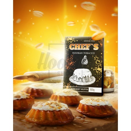 Тютюн Chefs Rum Baby Muffin (Ромовий Пиріг) 100 гр
