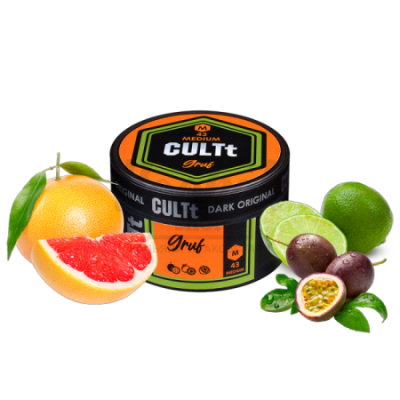 Табак Cult Medium M54 Tropifusion (Манго Маракуя Грейпфрут Апельсин) 100 гр