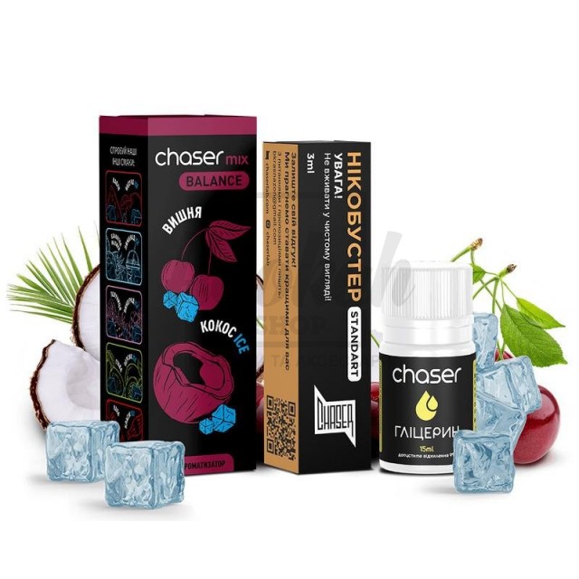 Жидкость Набор Chaser Вишня Кокос Лёд 30мл 5%