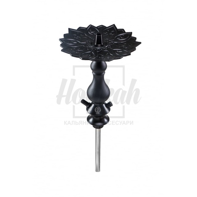 Шахта для кальяна Karma 0.1 BLACK черная + блюдце