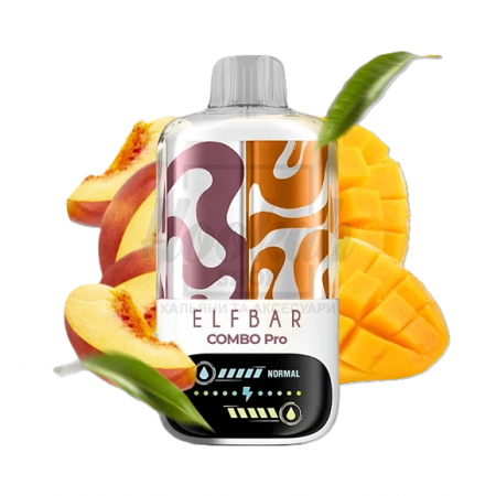 Електронна сигарета Elf Bar Combo Pro 30000 Peach & Triple Mango (Персик, Потрійне Манго)