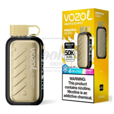 Електронна сигарета Vozol Gear 50000 Pineapple Squish (Ананас)
