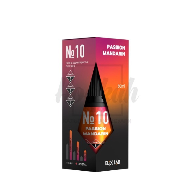 Жидкость Elix Crystal Passion Mandarin (Маракуйя Мандарин) 30мл 5%