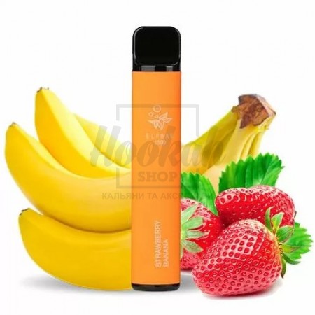 Електронна сигарета Elf Bar 1500 Strawberry Banana (Полуниця Банан)