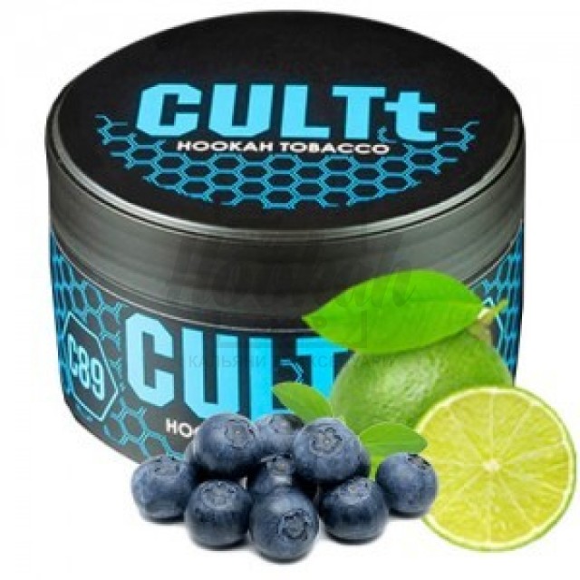 Табак CULT C89 Blueberry Lime (Черника Лайм) 100 гр