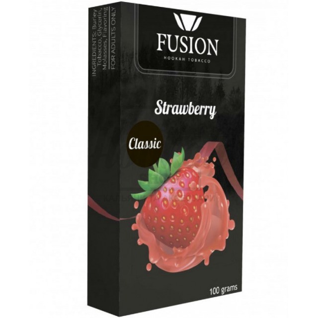 Табак Fusion Classic Ice Strawberry (Лед Клубника) 100 гр