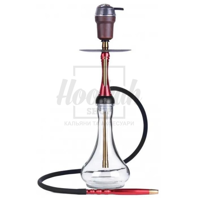 Кальян Alpha Hookah Model S Replica - Комплект  Красный