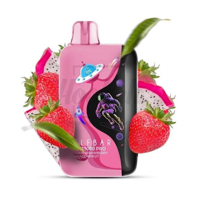 Електронна сигарета Elf Bar GH33000 PRO Sour Strawberry Dragonfruit (Кисла Полуниця Пітайя)