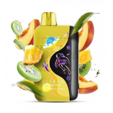 Электронная сигарета Elf Bar GH33000 PRO Kiwi Pineapple Peach (Киви Ананас Персик)