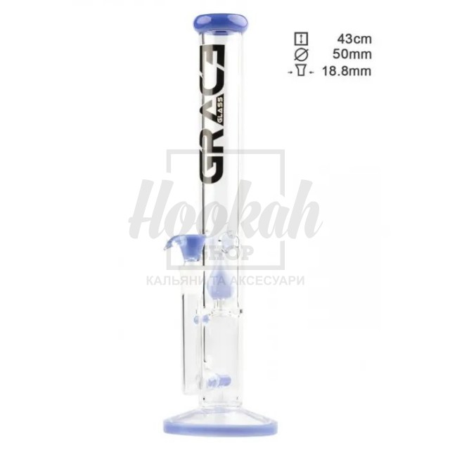 Бонг скляний Grace Glass Limited Edition Straight Blue