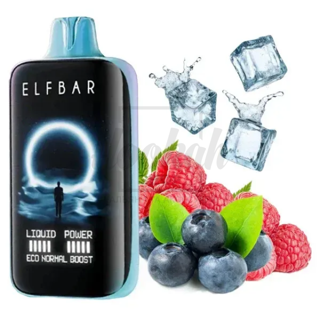 Электронная сигарета Elf Bar MoonNight 40000 Blue Razz Ice (Голубая Малина Лед)