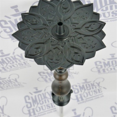 Шахта для кальяна Karma 0.0 Dark brown темно-коричневая + Блюдце