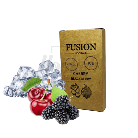 Табак Fusion Medium Ice Cherry Blackberry (Ледяная Вишня Ежевика) 100 гр