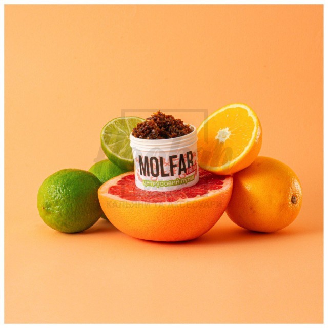 Тютюн Molfar Virginia Line Цитрусовий Пунш (Апельсин Лайм Лимон Журавлина) 40 гр