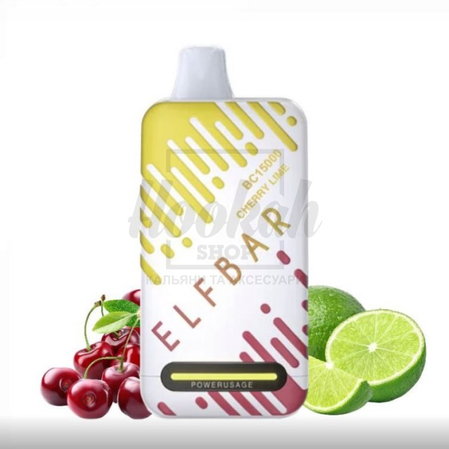 Электронная сигарета Elf Bar BC15000 Cherry Lime (Вишня Лайм)