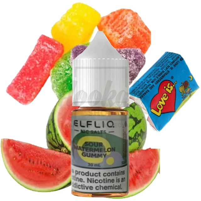 Жидкость Elf Liq Sour Watermelon Gummy (Кислые Арбузные Желейки) 30мл 5%