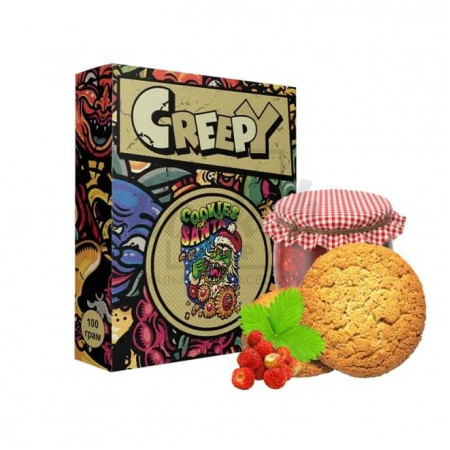 Тютюн Creepy Cookies For Santa (Печиво Суниця Джем) 100 Гр